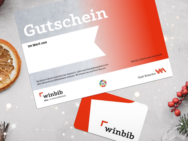 Geschenkgutschein der Bibliotheken
