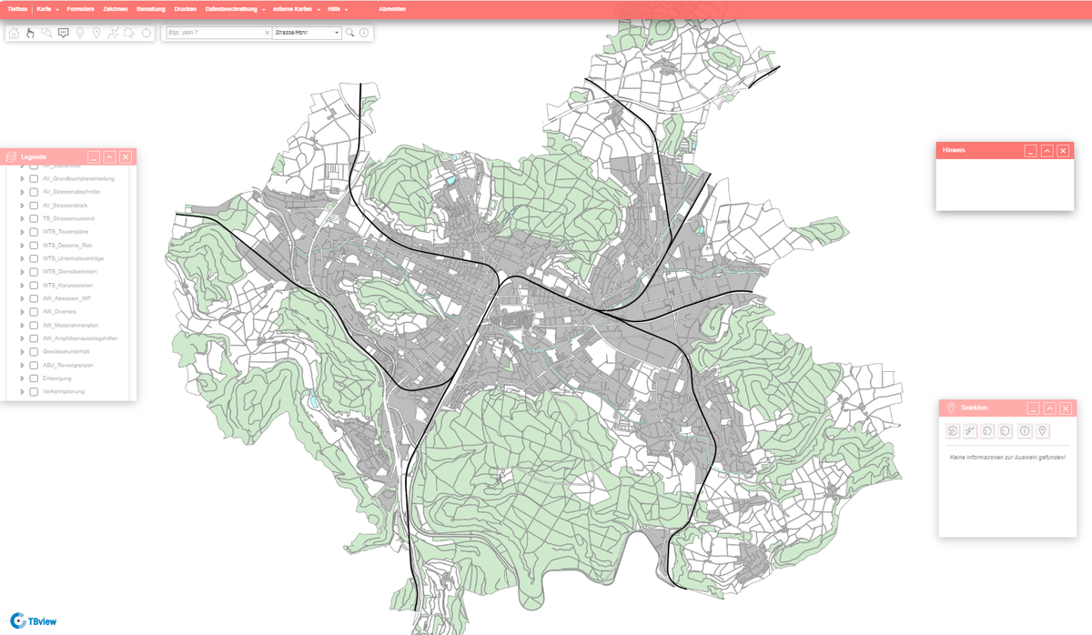 WinWebGIS Winterthur Anleitung