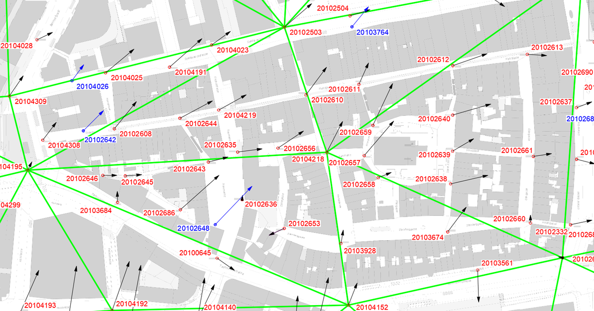 Entzerrung der Geodaten der Stadt Winterthur