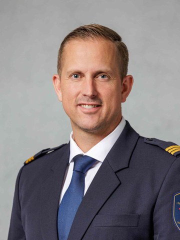Bereichsleiter / Kommandant Tobias Janka (Bild: Stefan Kubli)