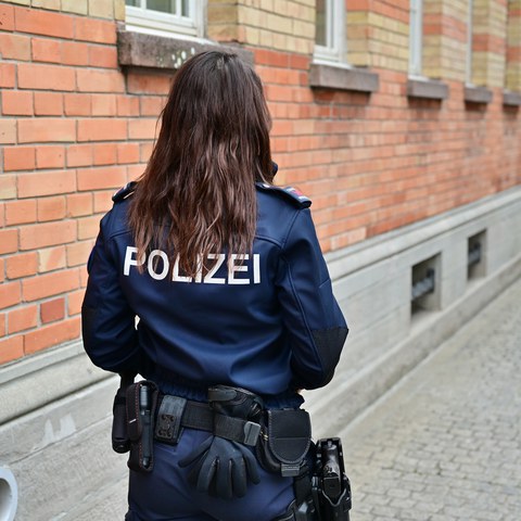 Uniform Jacke Rücken. Vergrösserte Ansicht
