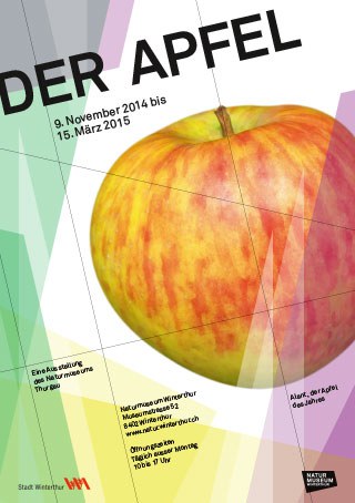 Flyer Wechselausstellung Der Apfel