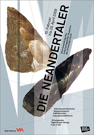 Flyer Wechselausstellung Neandertaler