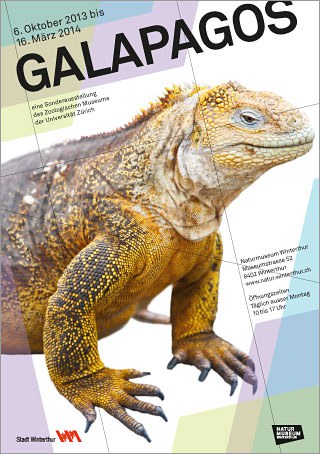 Flyer Wechselausstellung Galapagos