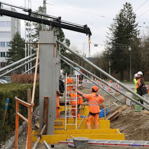 Haltestelle Strahlegg. Vergrösserte Ansicht