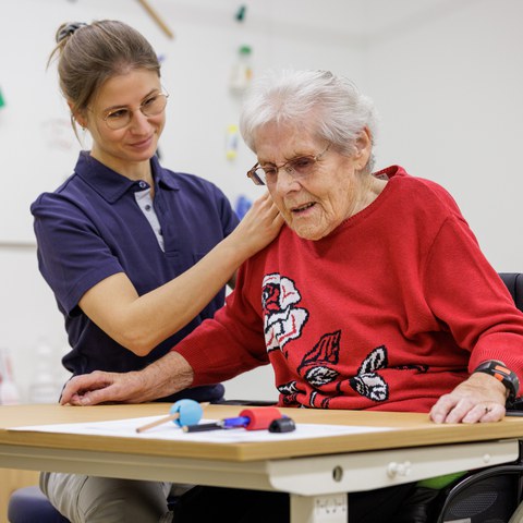 Ergotherapie. Vergrösserte Ansicht