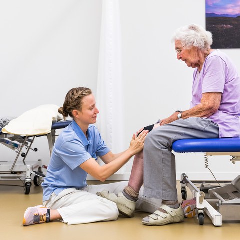 Physiotherapie. Vergrösserte Ansicht