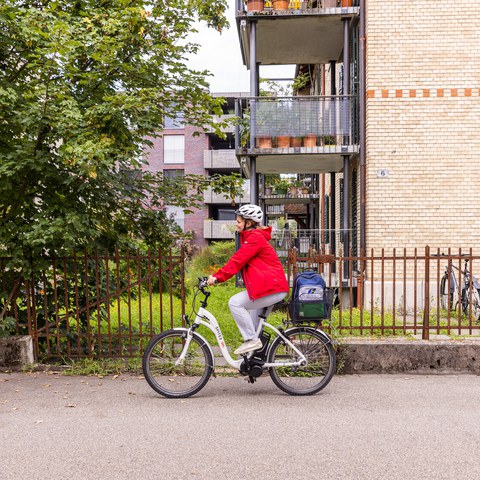 Die Spitex für Sie unterwegs.. Vergrösserte Ansicht