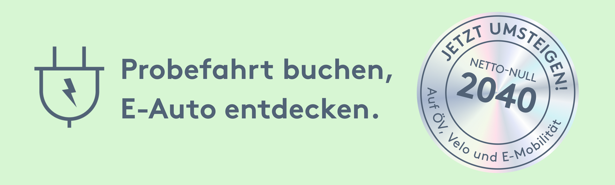 Jetzt ein E-Fahrzeug testen!