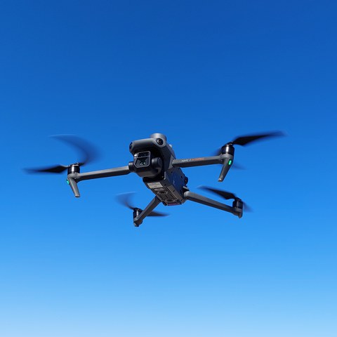 Drohne DJI Mavic 3E. Vergrösserte Ansicht