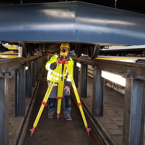 Messgleis SBB3. Vergrösserte Ansicht